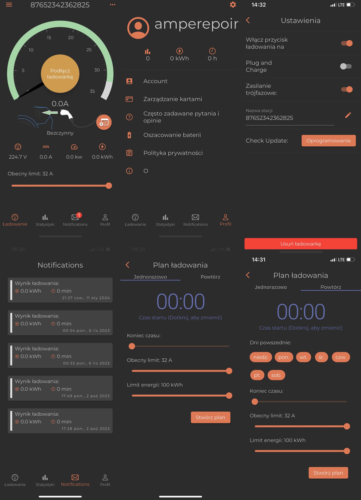 Wallbox EV Charger AMP-32-HM Space Gray