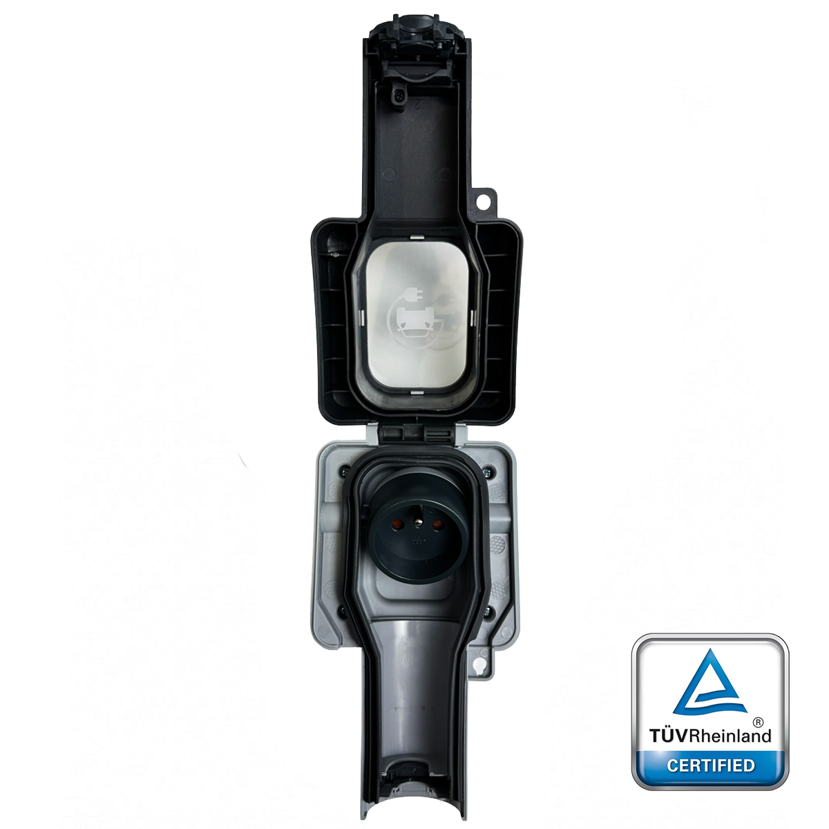 Dr. Storm Zásuvka - Ocelová vnější zásuvka pro elektromobily pro extrémní podmínky