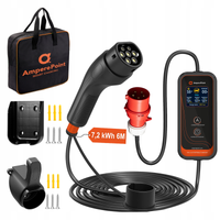 Přenosná nabíječka P72 - 32A, 7.2kW, Typ 2 ČERVENÝ