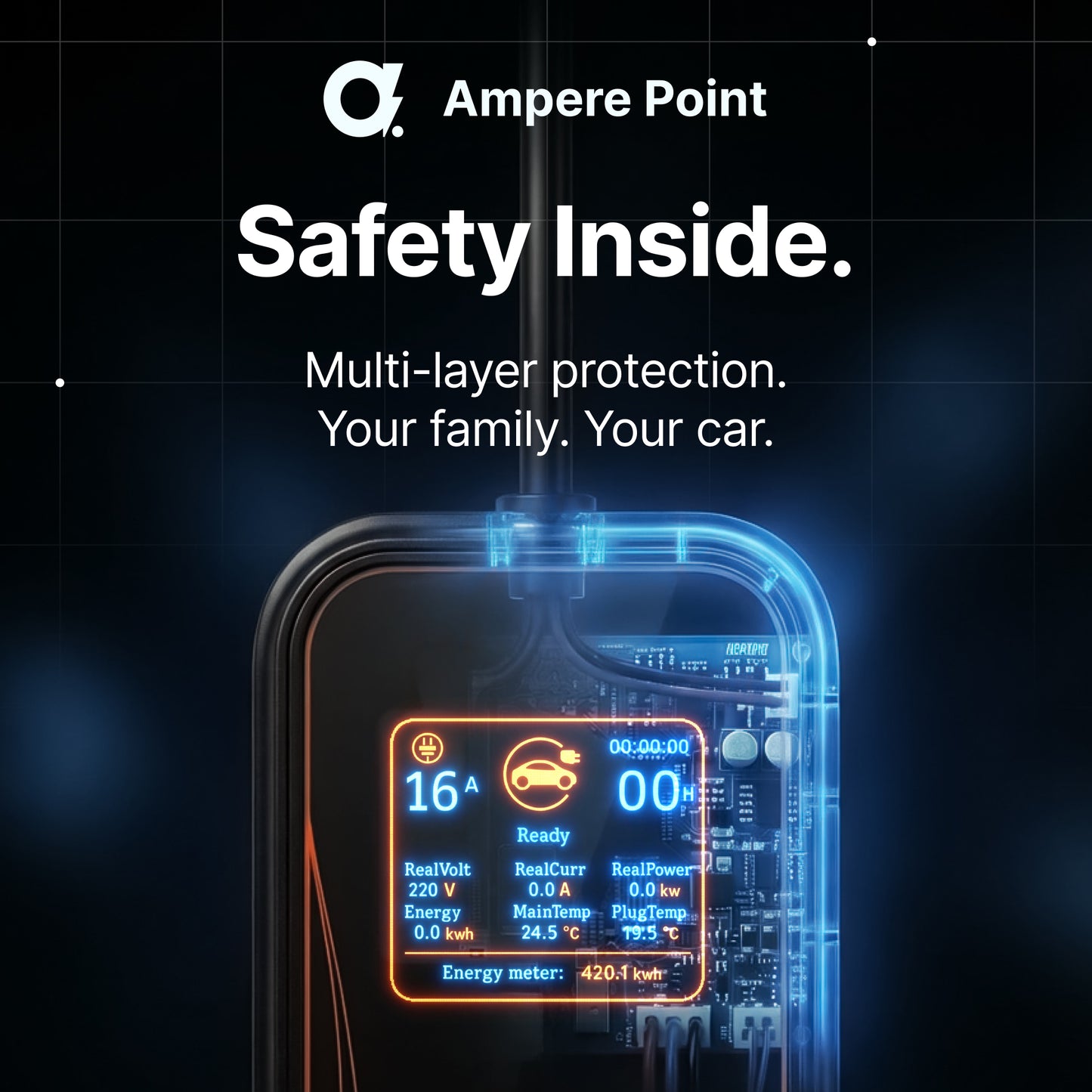Přenosná nabíječka P35 (16A, Typ 2, 3,7 kW) 6 metrů