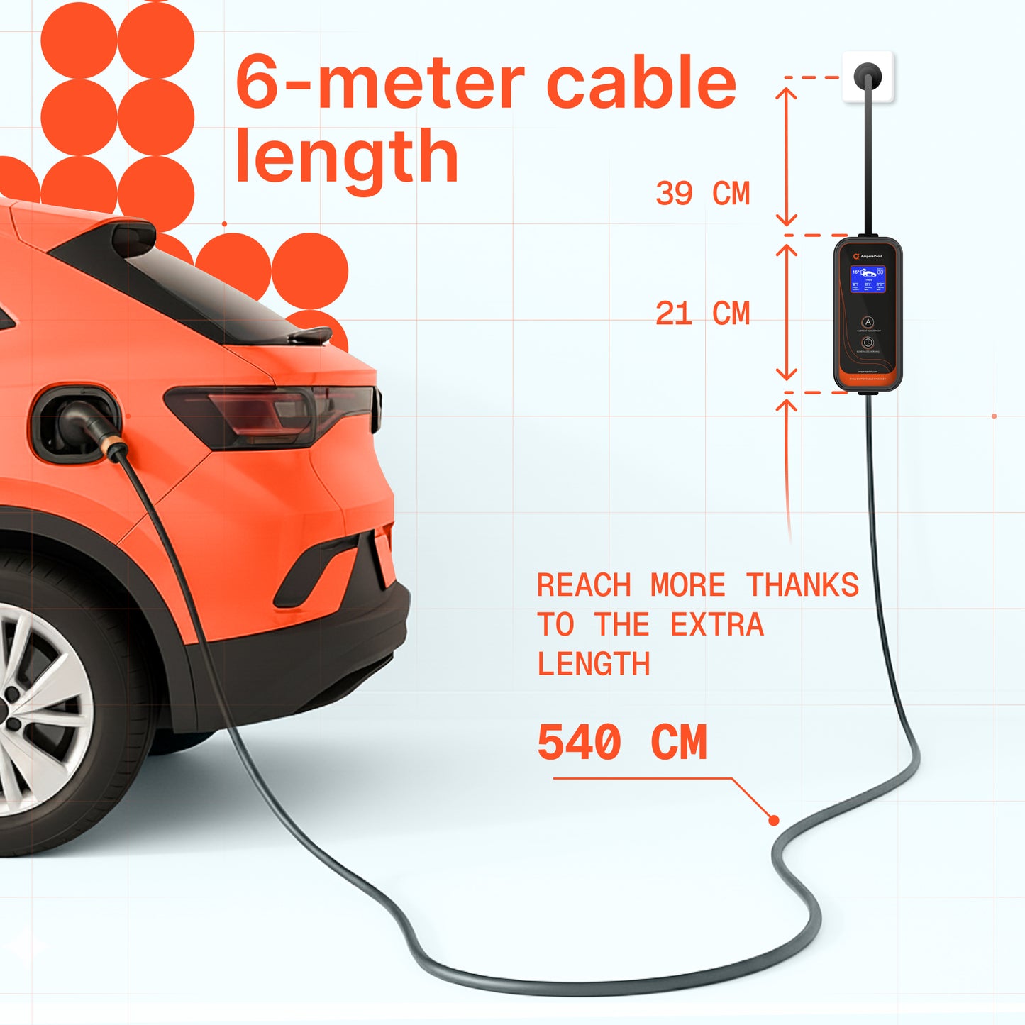 Přenosná nabíječka P72 (32A, Typ 2, 7,2 kW)