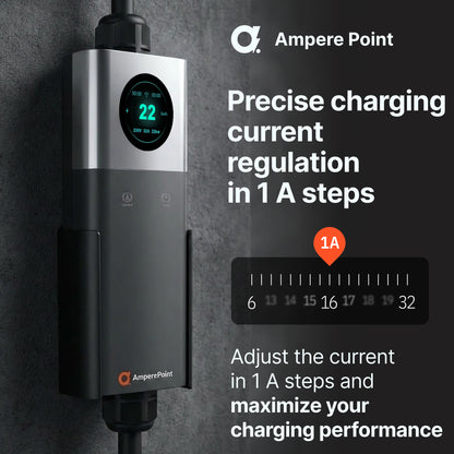 Přenosná nabíječka Q22 PRO (32A, Typ 2, 22 kW) + 2× adaptéry