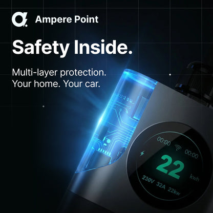 Přenosná nabíječka Q11 PRO (16A, Typ 2, 11kW) + 2x adaptéry